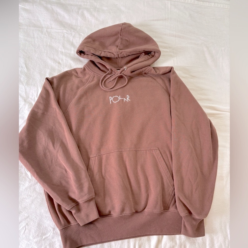 Polar Skate Co. Default Hoodie Rust size small adult